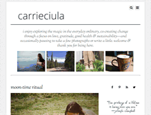 Tablet Screenshot of carrieciula.com